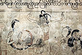 Bagan Myanmar. Paintings of the circumambulatory corridor of the Sulamani temple. 